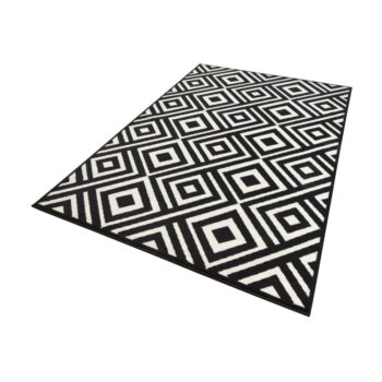 Čierno-biely koberec Zala Living Art, 70 × 140 cm – Obrázok 2