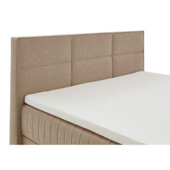 Béžová boxspring posteľ s úložným priestorom 160x200 cm Tambo – Meise Möbel - Image 2