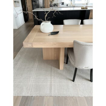 Krémovobiely vlnený koberec 133x190 cm Calisia M Grid Prime – Agnella - Image 9