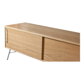 TV stolík s bielymi nohami Woodman Ashburn - Image 6