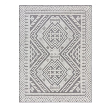 Sivý umývateľný koberec zo ženilky 160x240 cm Jaipur – Flair Rugs - Image 2