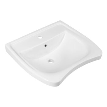 Biele keramické umývadlo 60x55 cm Handicap – Sapho