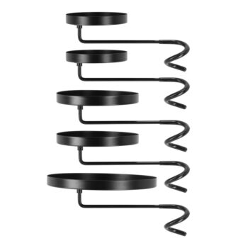 Čierny teleskopický etažér na kvetiny Esschert Design, dĺžka 210 - 301 cm - Image 3