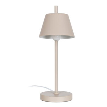 Krémová stolová lampa (výška 44 cm) Simplico – Ixia - Image 6