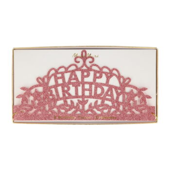 Papierové korunky v súprave 8 ks Happy Birthday – Meri Meri - Image 6