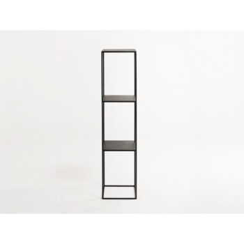 Čierna kovová knižnica CustomForm Tensio, výška 140 cm - Image 3