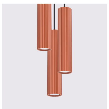 Závesné svietidlo v tehlovej farbe ø 19,5 cm Gleam – Nice Lamps - Image 9