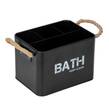 Čierny kúpeľňový organizér so 4 priehradkami Wenko Gara – Obrázok 5