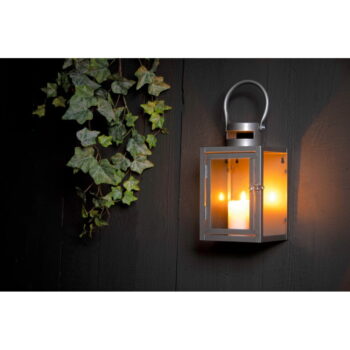 Kovový lampáš (výška 23 cm) Modern – Esschert Design – Obrázok 2