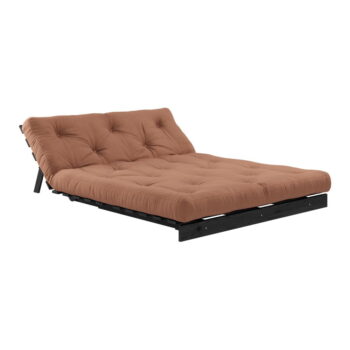 Rozkladacia pohovka v tehlovej farbe 140 cm Roots Black Night – Karup Design – Obrázok 4