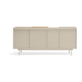 Nízka komoda v dekore duba v béžovo-prírodnej farbe 180x78 cm Otto – Teulat - Image 5
