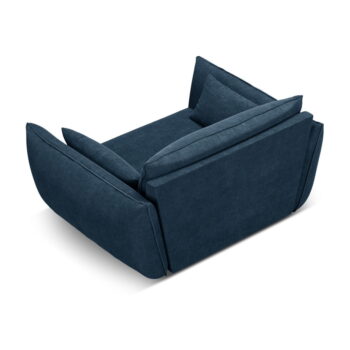 Tmavomodré kreslo Vanda - Mazzini Sofas - Image 3