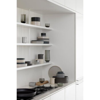 Tmavozelený keramický hrnček na čaj Blomus Pilar, 250 ml – Obrázok 3