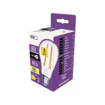 Teplá LED filamentová žiarovka E27, 3 W - EMOS - Image 2