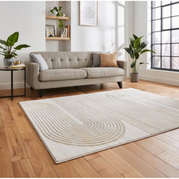 Šedý/v zlatej farbe koberec 170x120 cm Apollo - Think Rugs - Image 5