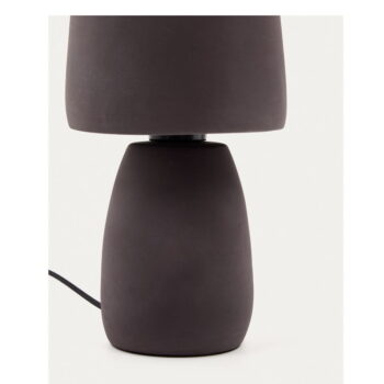 Tmavohnedá stolová lampa (výška 30 cm) Tandy – Kave Home - Image 2
