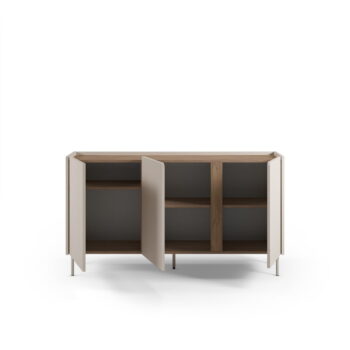 Komoda v dekore duba v krémovo-prírodnej farbe 150x82,5x40,5 cm Lucile – Marckeric - Image 6