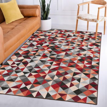Červeno-sivý prateľný behúň 80x200 cm Ignite – Mila Home - Image 8