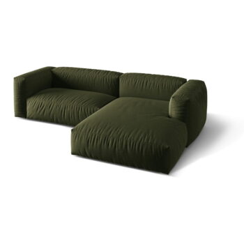 Zelená modulárna rohová pohovka (pravý roh) Martina – Micadoni Home - Image 2