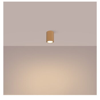 Stropné svietidlo v zlatej farbe Gleam – Nice Lamps – Obrázok 3