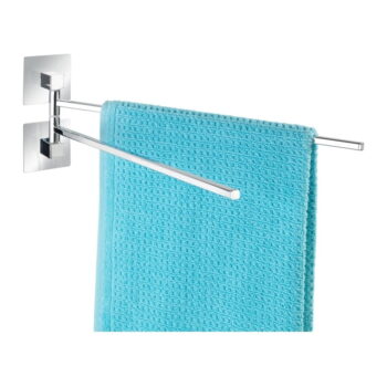 Samodržiaca dvojitá tyč na uteráky Wenko Quadro - Image 3