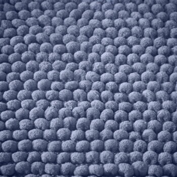 Modrá kúpeľňová predložka 50x120 cm Aspen Bobble – Bianca - Image 4