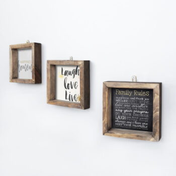 Ceduľa 15x15 cm Mottos – Evila Originals – Obrázok 2