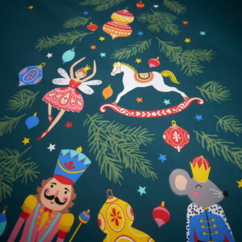 Tmavozelené obliečky na jednolôžko 135x200 cm Nutcracker – Catherine Lansfield - Image 6
