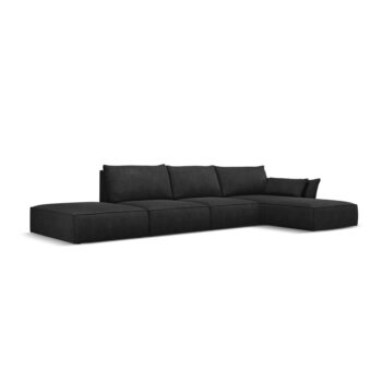 Tmavosivá rohová pohovka (pravý roh) Vanda - Mazzini Sofas - Image 2