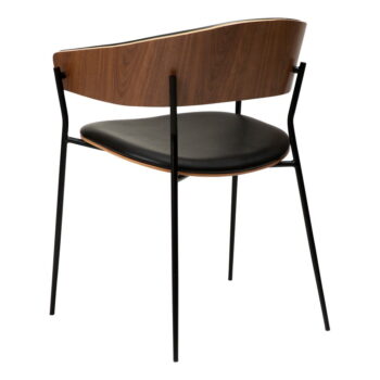 Čierne kreslo z imitácie kože Crib - DAN-FORM Denmark - Image 4