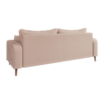 Béžová menčestrová pohovka 220 cm Beata – Ropez - Image 3