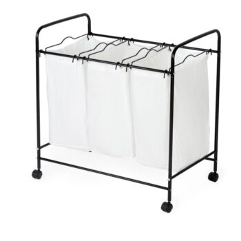 Látkový kôš na bielizeň 46+46+46 l Joe – Compactor – Obrázok 3
