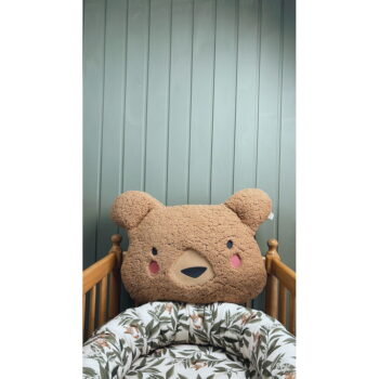 Detský vankúšik z mikroplyšu Bear – Malomi Kids - Image 3