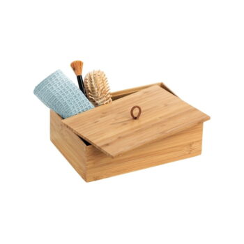 Bambusový box s vekom Wenko Terra, šírka 22 cm – Obrázok 3