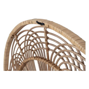 Nástenné zrkadlo s bambusovým rámom ø 76 cm Obi – Basiclabel - Image 5