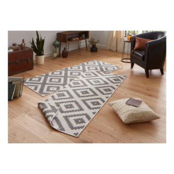 Sivý vonkajší koberec NORTHRUGS Malta, 80 x 345 cm - Image 2