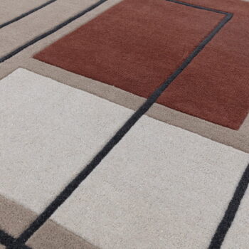 Vlnený koberec v béžovo-tehlovej farbe 120x170 cm Reef – Asiatic Carpets - Image 2