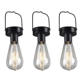 LED závesné solárne vonkajšie svietidlo ø 7 cm Campus - Trio - Image 5