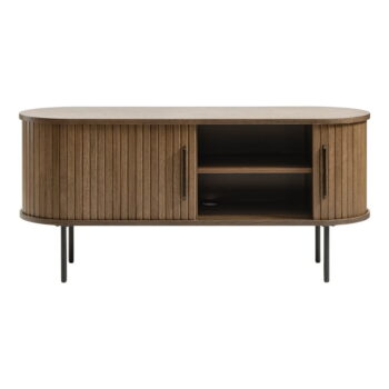 Hnedý TV stolík v dekore duba 120x56 cm Nola – Unique Furniture - Image 5