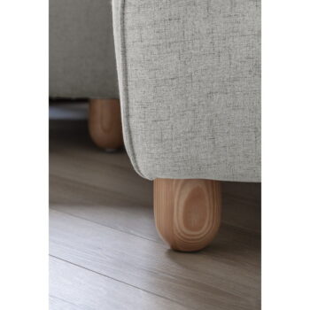 Krémovobiela rozkladacia rohová pohovka (pravý roh) Bouncy Olli - Miuform - Image 11