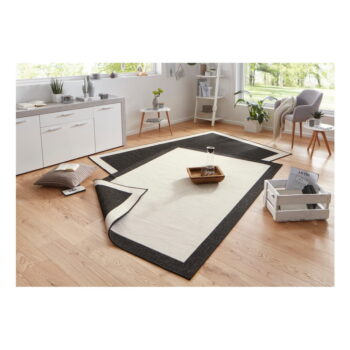 Čierno-krémový vonkajší koberec NORTHRUGS Panama, 80 x 150 cm - Image 4
