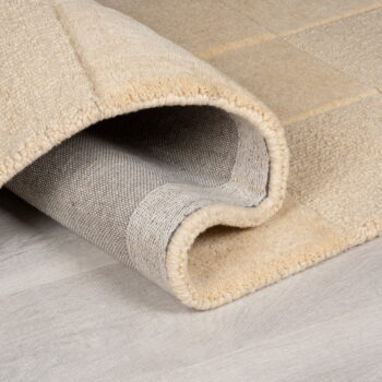 Béžový vlnený koberec 230x160 cm Checkerboard - Flair Rugs – Obrázok 3