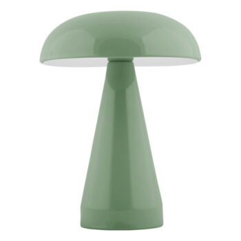 Zelená LED stmievateľná stolová lampa s kovovým tienidlom (výška 20,5 cm) Rachel – Leitmotiv