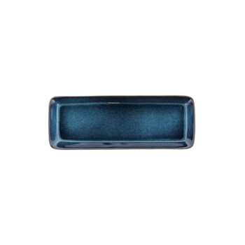 Čierno-modrá kameninová servírovacia tácka Bitz, 38 x 14 cm – Obrázok 2
