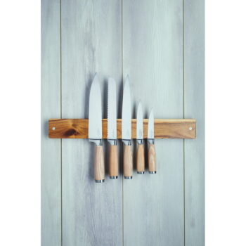 Nástenná magnetická lišta z akáciového dreva Kitchen Craft - Image 4