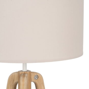 Krémová stolová lampa s textilným tienidlom (výška 67 cm) – Ixia - Image 8