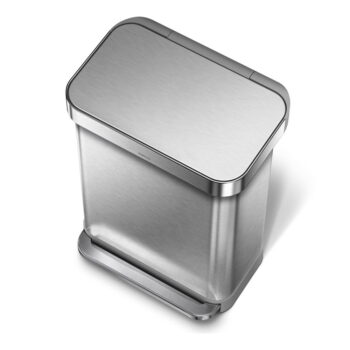 Pedálový oceľový odpadkový kôš 55 l - simplehuman – Obrázok 8