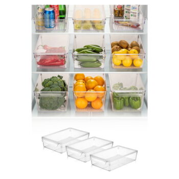 Plastový organizér do chladničky 3 ks - Hermia – Obrázok 2