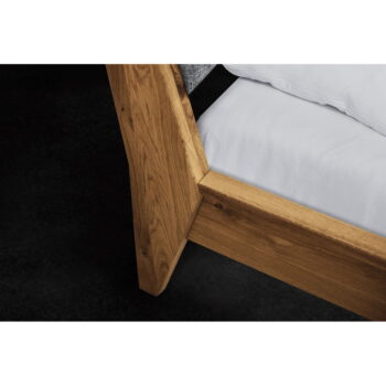 Dvojlôžková posteľ z dubového dreva 200x200 cm Retro 1 - The Beds - Image 8