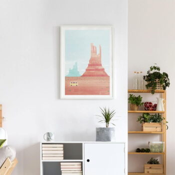 Plagát 30x40 cm Monument Valley - Travelposter - Image 4